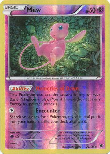 Mew 29/124 (Reverse Holofoil) - NM