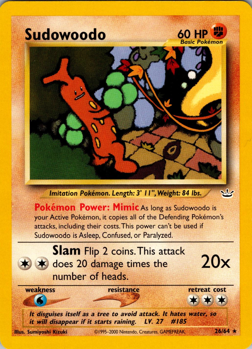 Sudowoodo 26/64 - NM