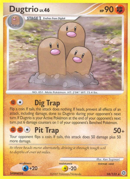 Dugtrio 24/132 NM EX era Pokemon card — KeepitSealdz