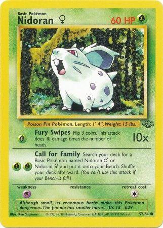 Nidoran 57/64 - LP