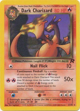 Dark Charizard 21/82 - HP-