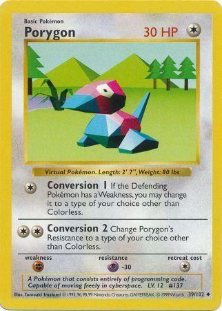 Shadowless Porygon 39/102