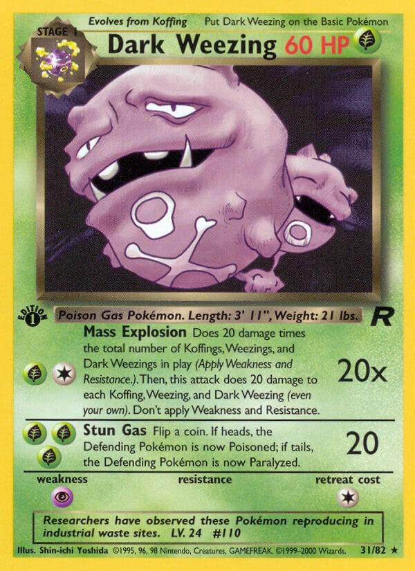 1st Ed. Dark Weezing 31/82 - MP