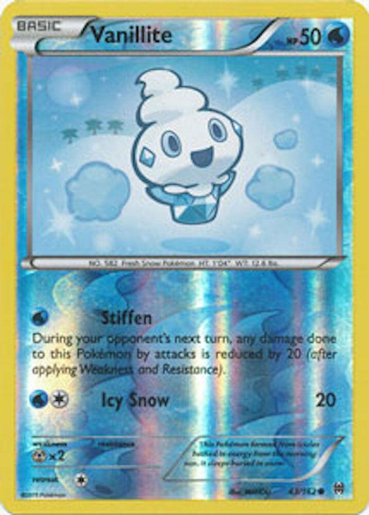 Vanillite 43/162 (Reverse Holofoil) - NM