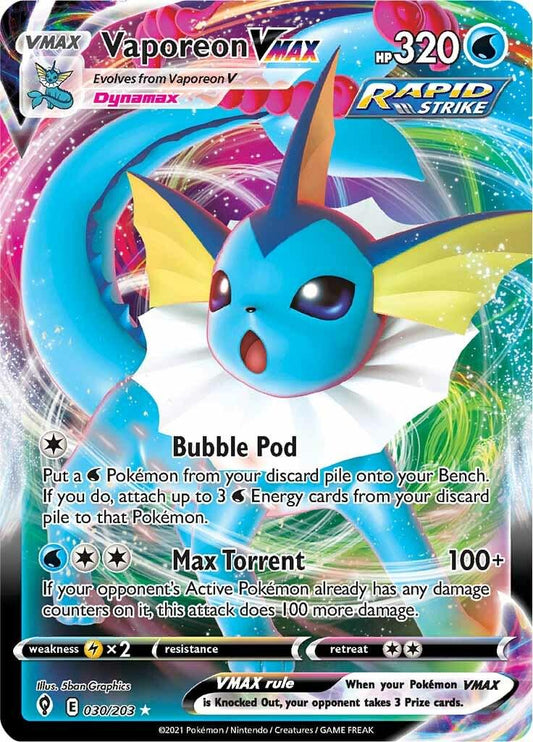 Vaporeon VMAX 30/203 - NM