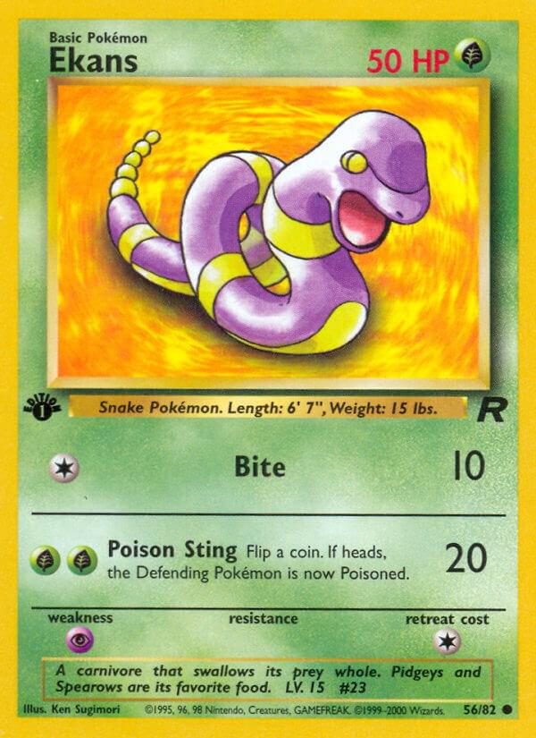 1st Ed. Ekans 56/82 - LP-