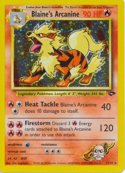 Blaine's Arcanine 1/132 - HP