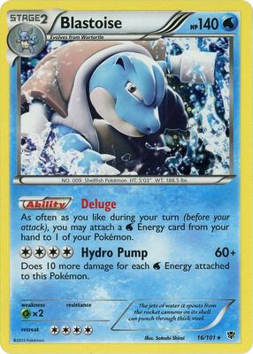 Blastoise 16/101 (Cosmos Holofoil) - LP