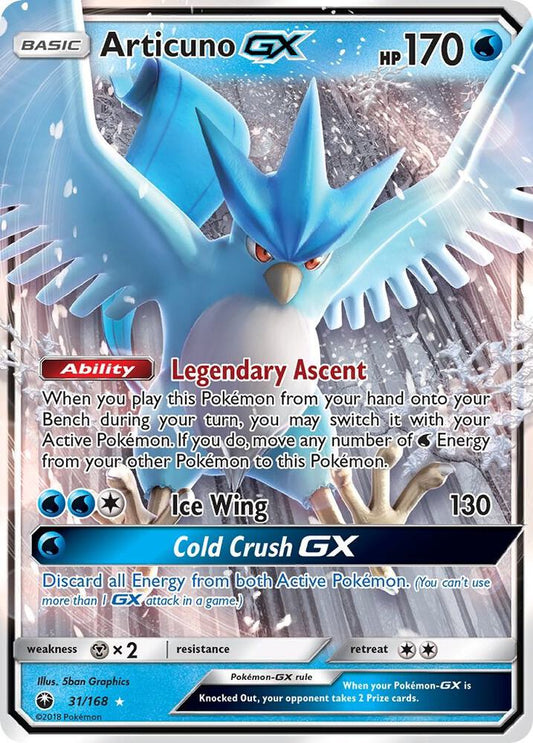 Articuno GX 31/168 - NM