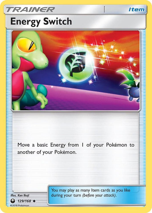 Energy Switch 129/168 (Reverse Holofoil)- NM