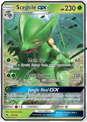 Sceptile GX 22/214 - NM