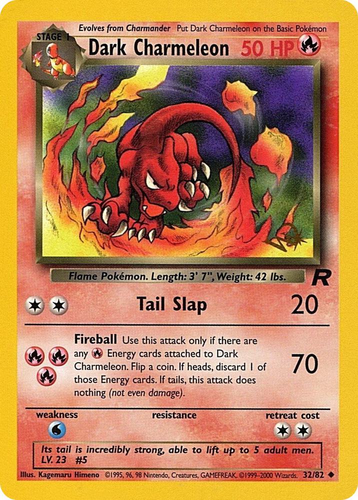 Dark Charmeleon 32/82 - HP
