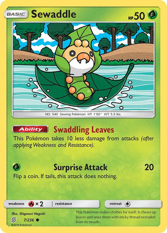 Sewaddle 7/236 (Reverse Holo) - NM