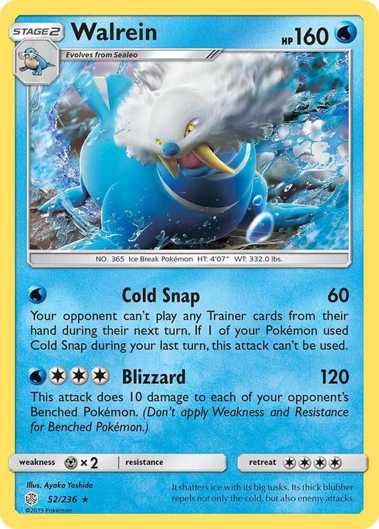 Walrein 52/236 (Reverse Holofoil)- NM