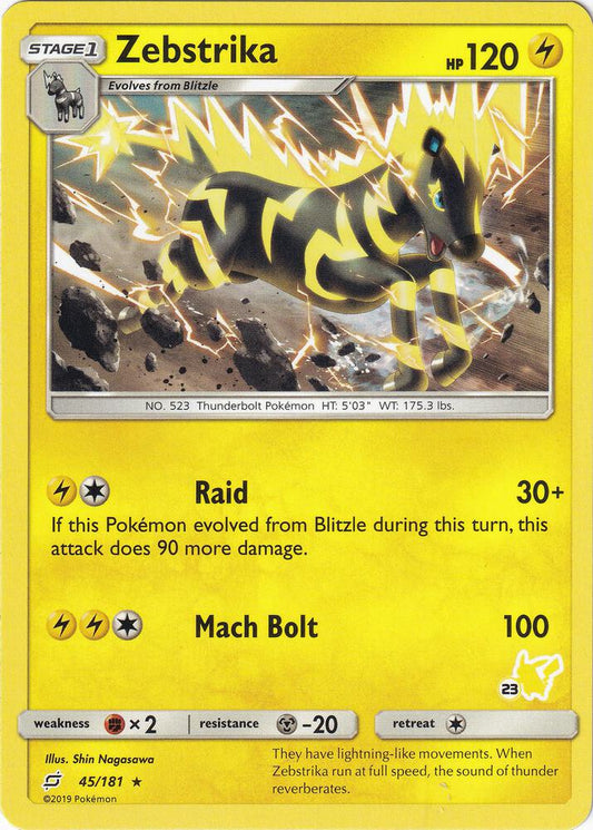 Zebstrika 45/181 (Reverse Holofoil)- NM