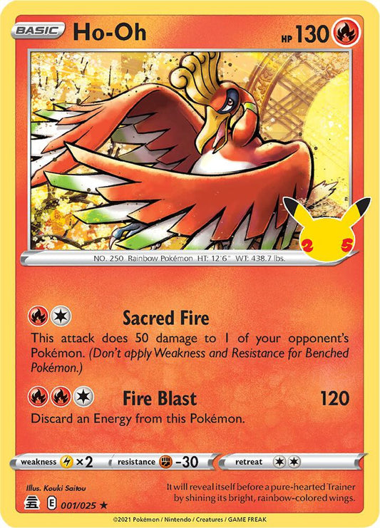 Ho-Oh 001/025 (Holo) - NM