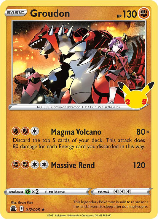 Groudon 017/025 (Holo) - NM