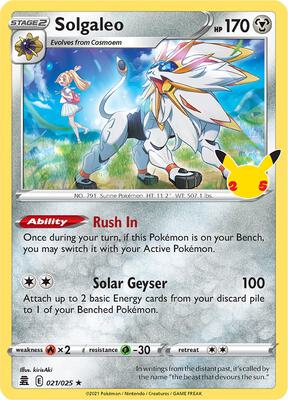Solgaleo 021/025 (Holo) - NM