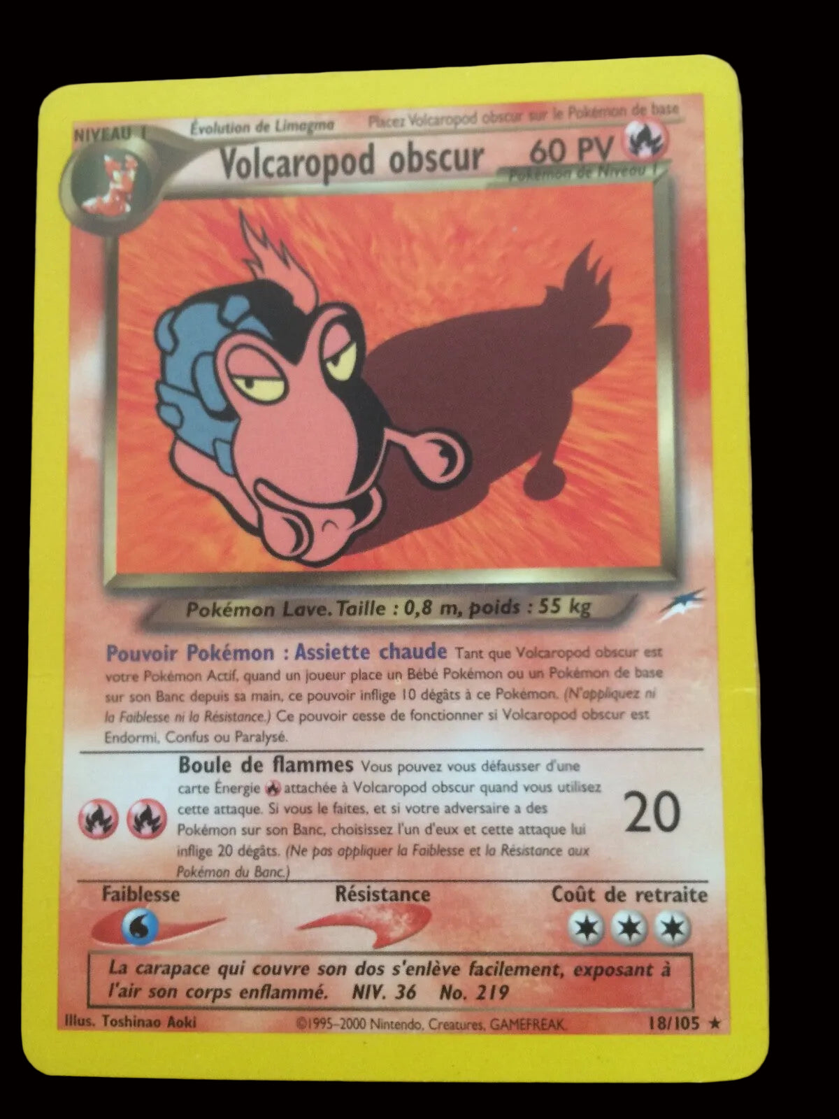 (FR) Volcaropod Obscur 18/105- NM