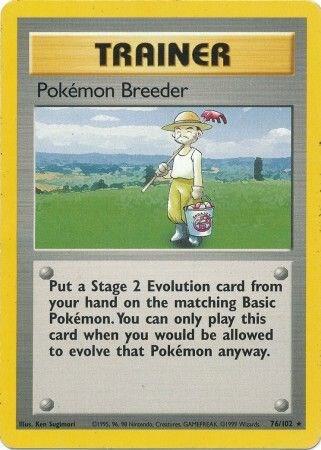 Pokemon Breeder 76/102 - LP