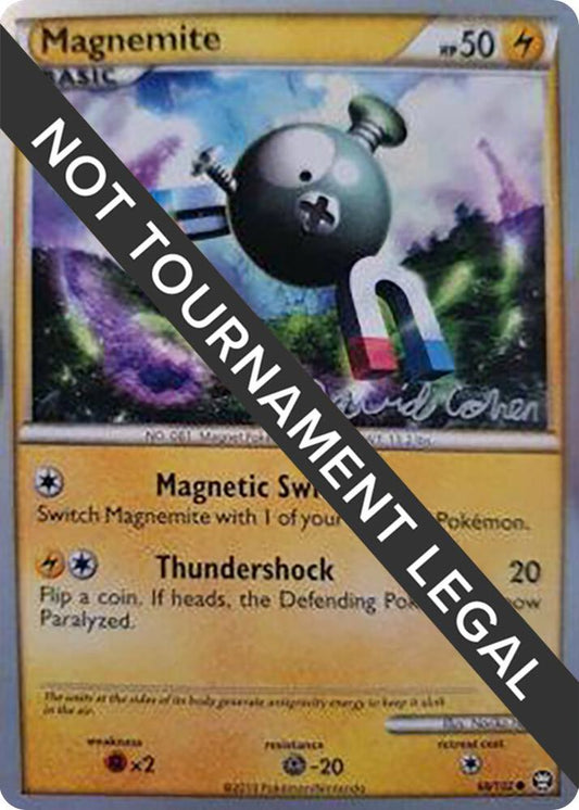 Magnemite 68/102 (David Cohen 2011 Signature) - NM