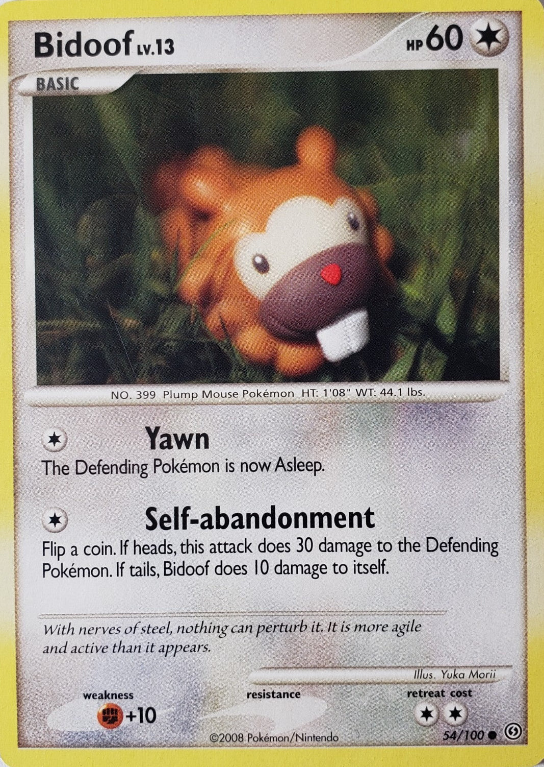 Bidoof 54/100 - NM