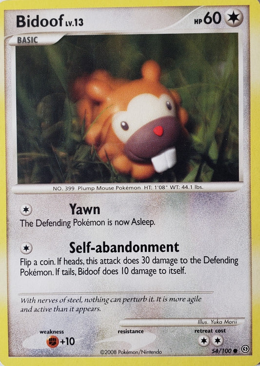 Bidoof 54/100 - NM