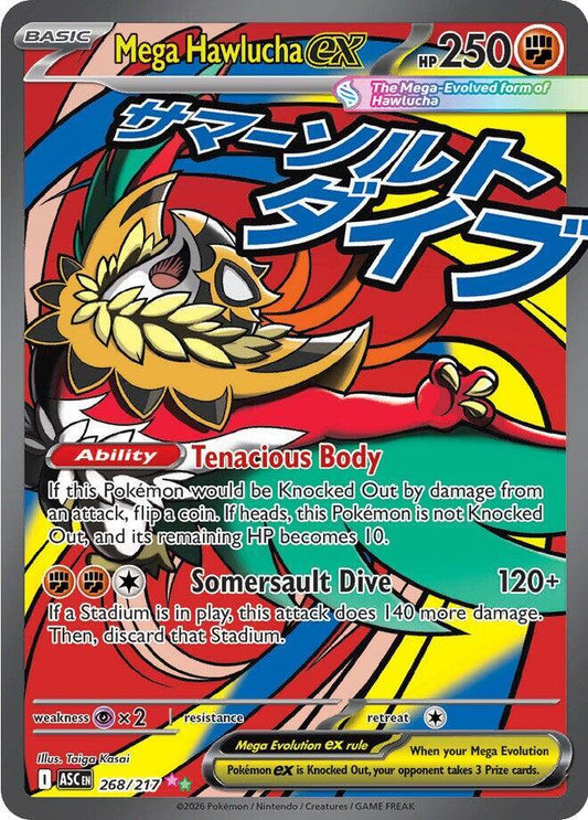Mega Hawlucha EX 268/217 - NM