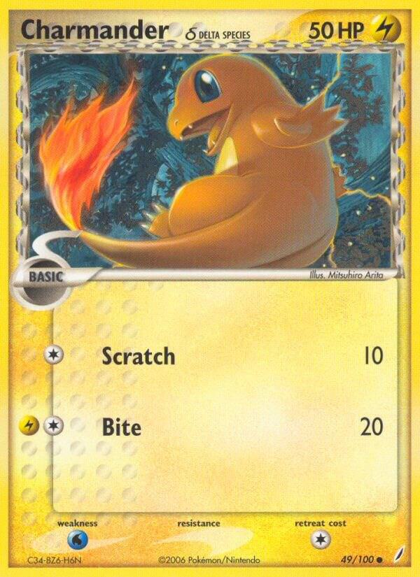 Charmander Delta Species 49/100 - NM
