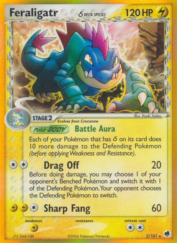 Feraligatr Delta Species (Holofoil) 2/101 - MP