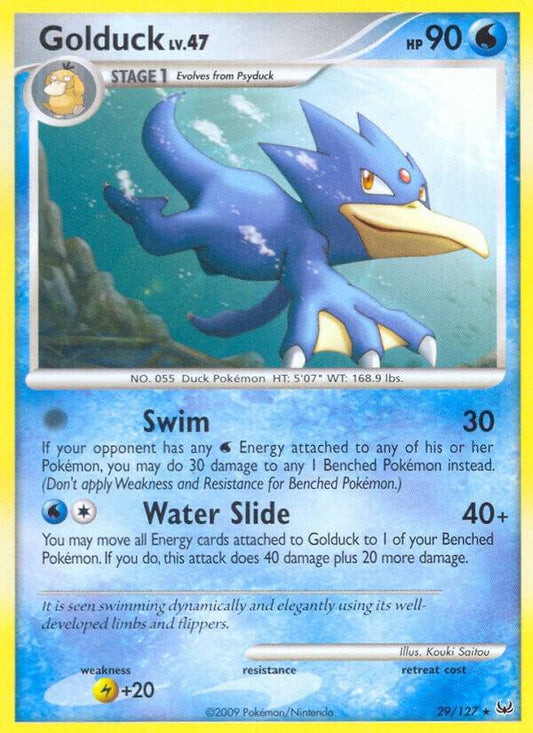 Golduck 29/127 LP EX era Pokemon card — KeepitSealdz
