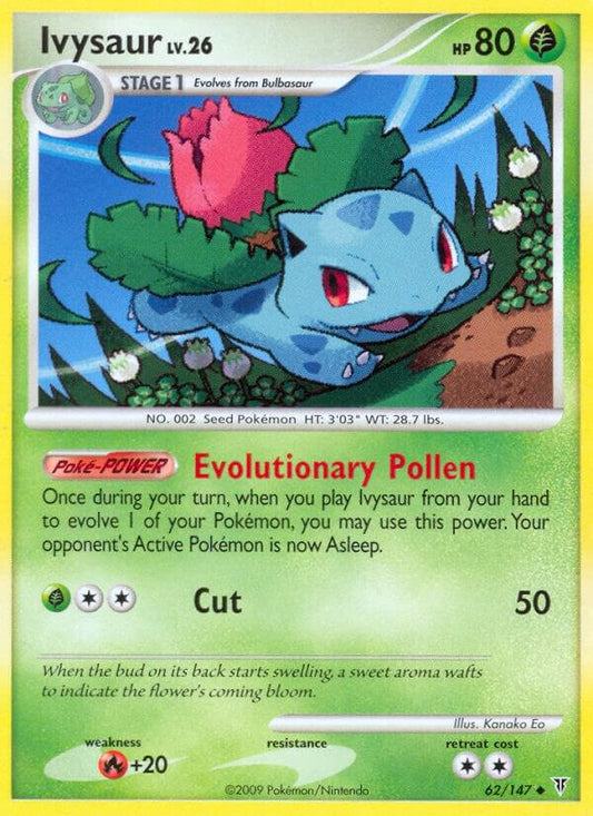 Ivysaur 62/147 LP Platinum era Pokemon card — KeepitSealdz