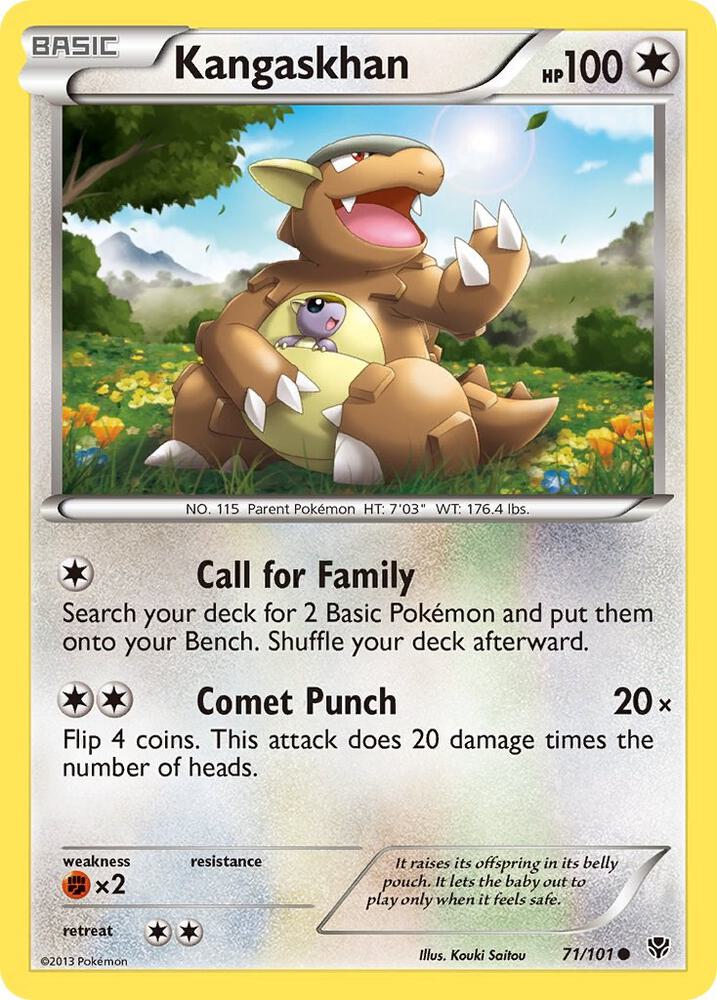 Kangaskhan 71/101 (Reverse Holofoil) - NM