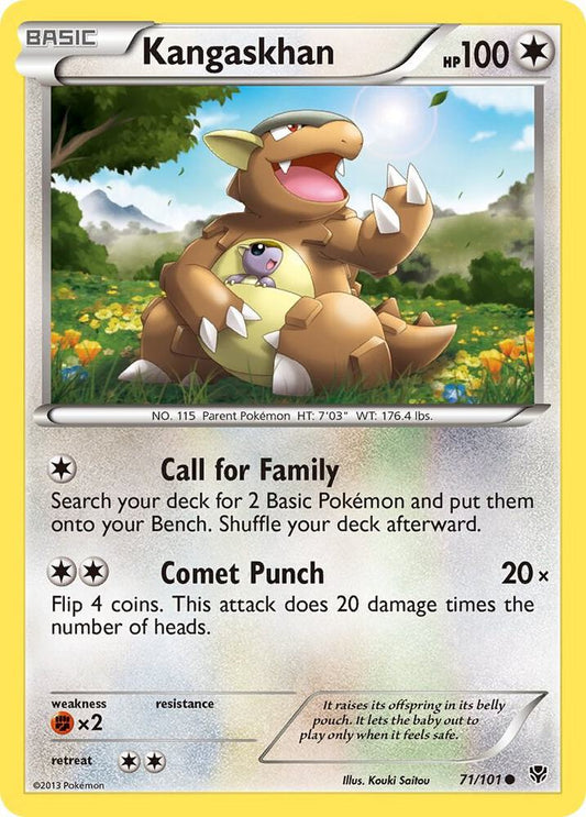 Kangaskhan 71/101 (Reverse Holofoil) - NM