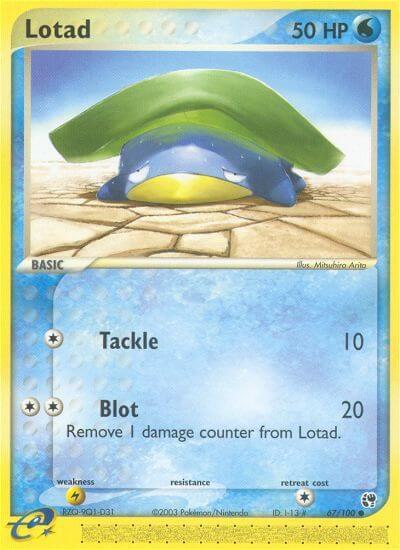 Lotad (Reverse Holofoil) 67/100 -NM