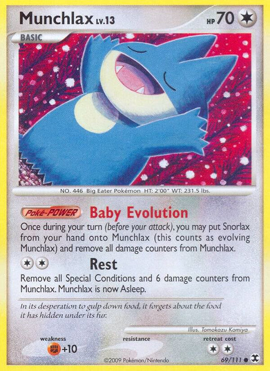 Munchlax 69/111 LP EX era Pokemon card — KeepitSealdz