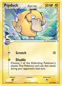 Psyduck Delta Species 81/110 - HP Creased