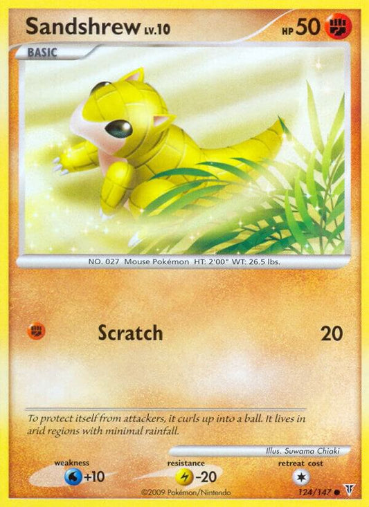 Sandshrew 124/147 - NM