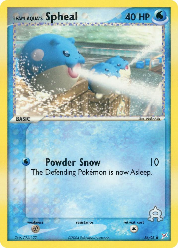 Team Aqua's Spheal 56/95 - NM