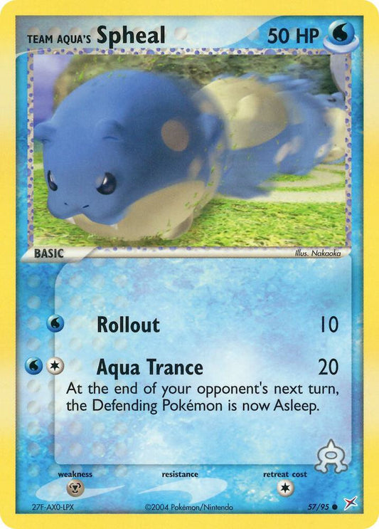 Team Aqua's Spheal 57/95 - NM