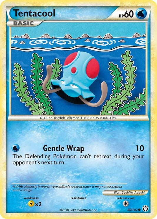 Tentacool 80/102 - NM