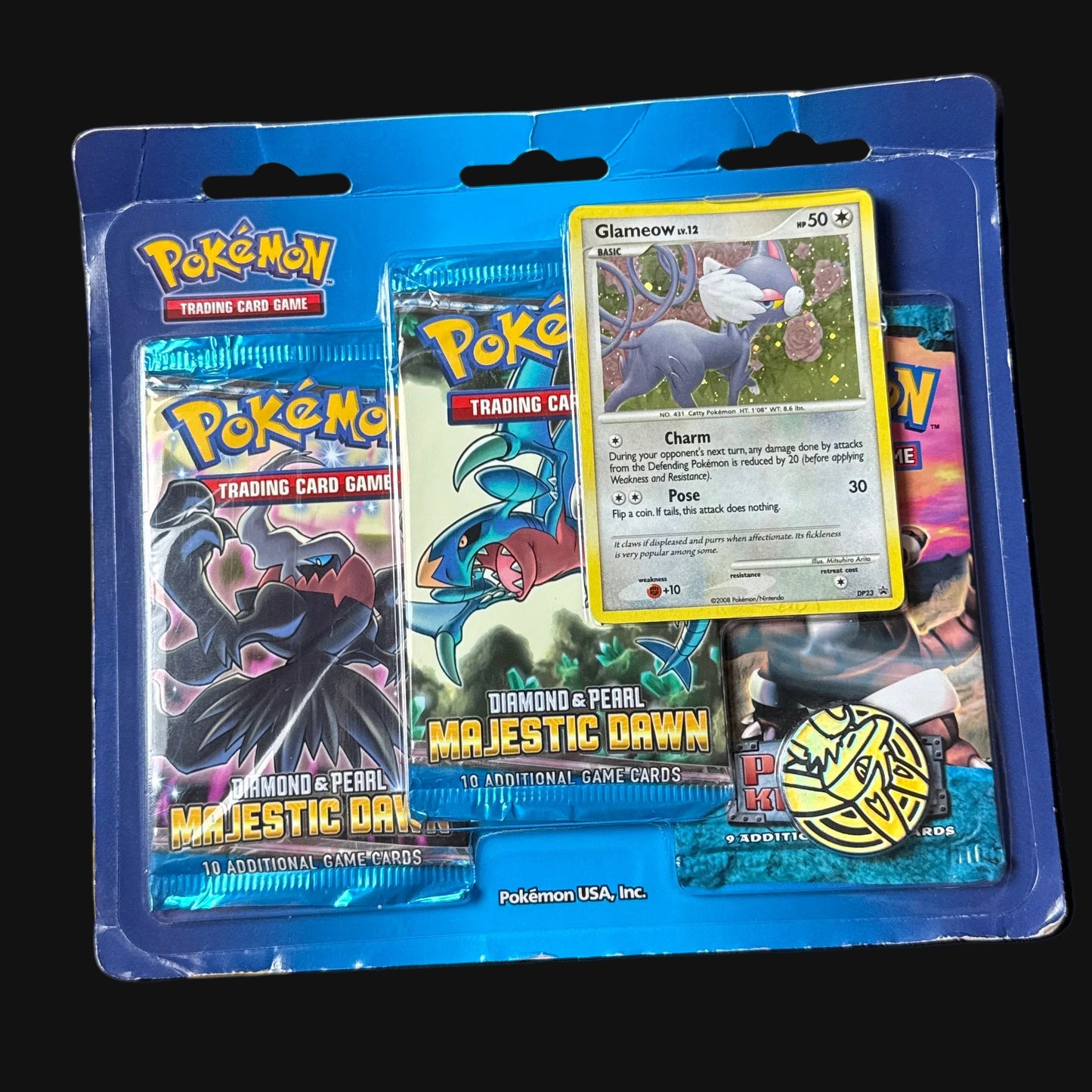 Ex Power Keepers/D&P Majestic Dawn 3-Pack Blister - Glameow Promo