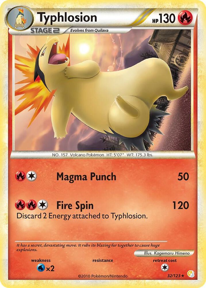 Typhlosion 32/123 - NM