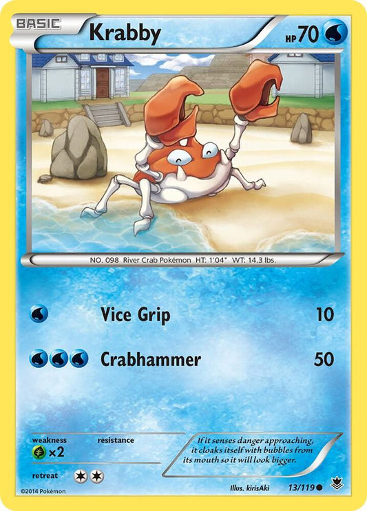 Krabby 13/119 (Reverse Holofoil)- NM