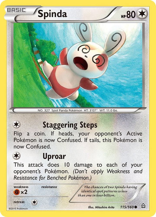 Spinda 115/160 (Reverse Holofoil)- NM