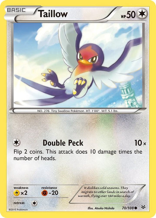 Taillow 70/108 (Reverse Holofoil)- LP