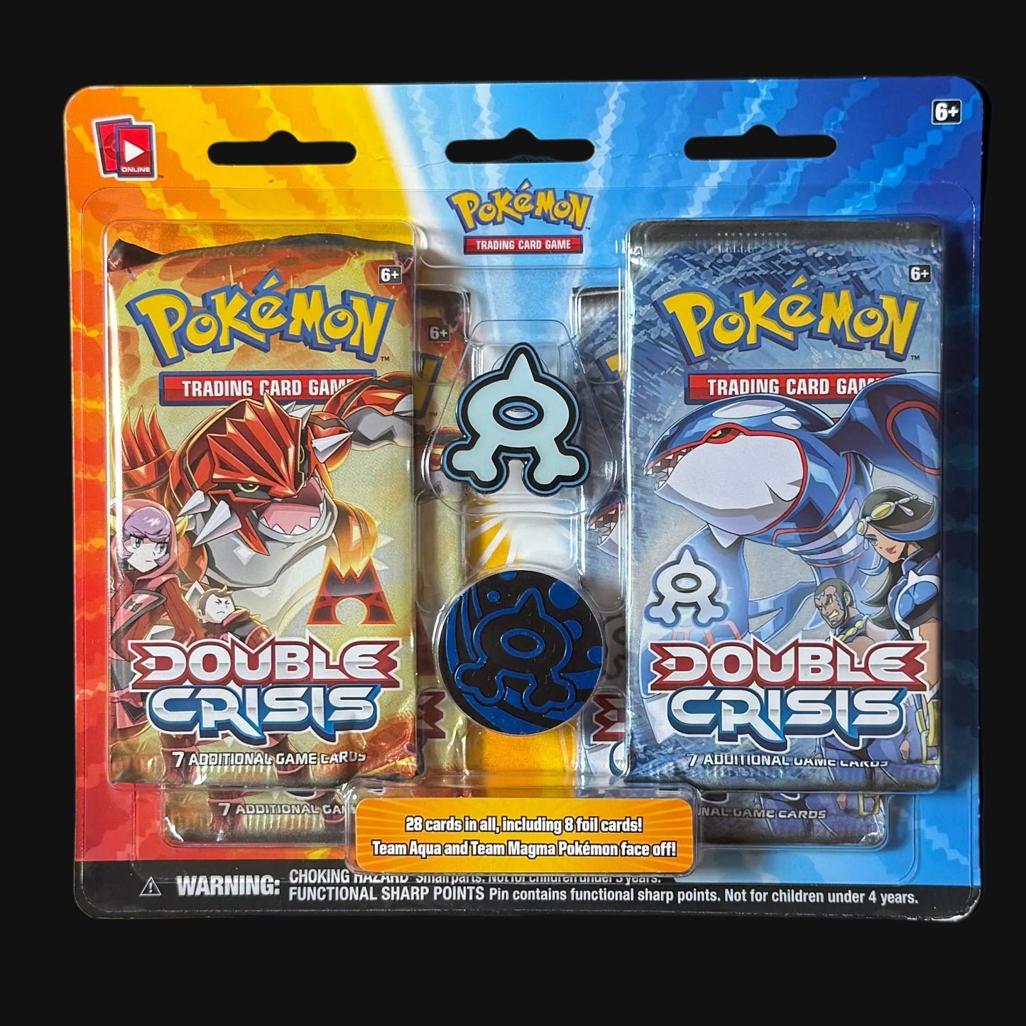 XY Double Crisis 4-Pack Blister (Team Aqua)