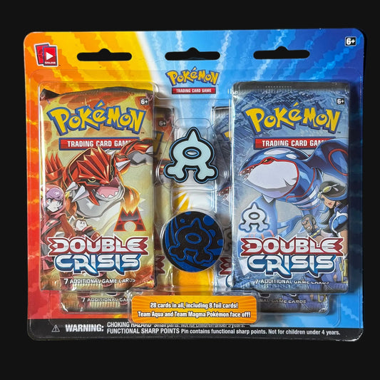 XY Double Crisis 4-Pack Blister (Team Aqua)
