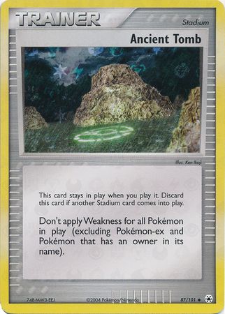 Ancient Tomb 87/101 (Holofoil) - NM-