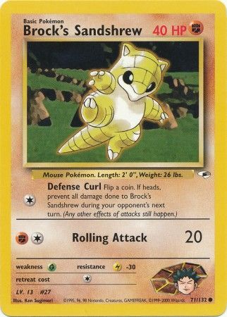 Brock's Sandshrew 71/132 - NM